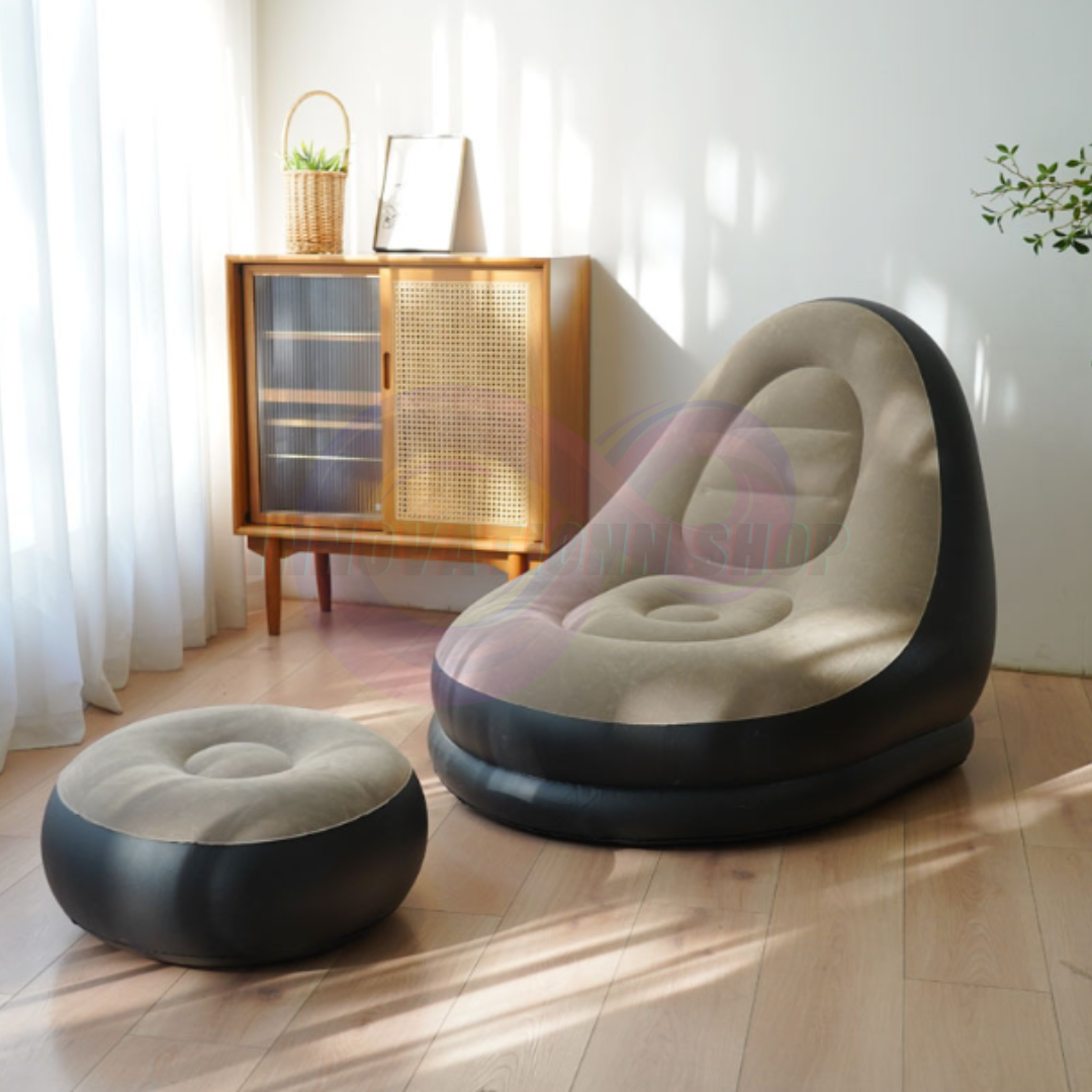 Sillon Inflable con Posa píes