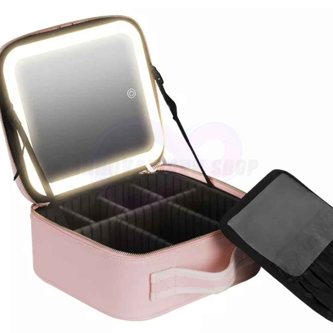Organizador de Maquillaje con Espejo Led