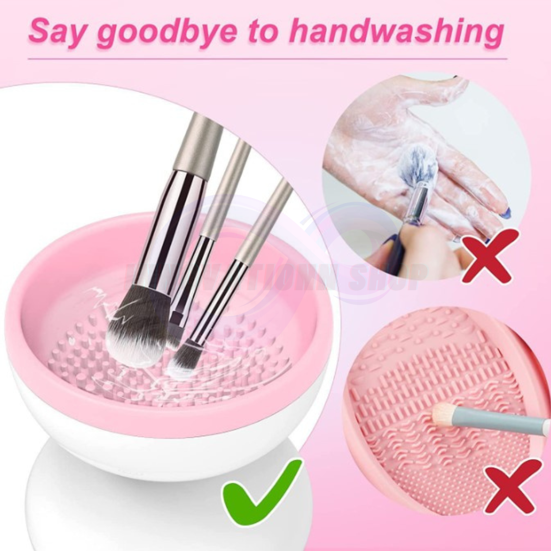 Organizador de Maquillaje+ Máquina Lavabrochas