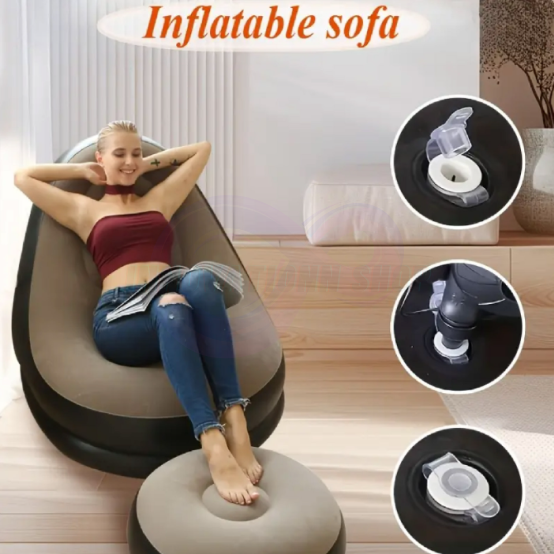 Sillon Inflable con Posa píes