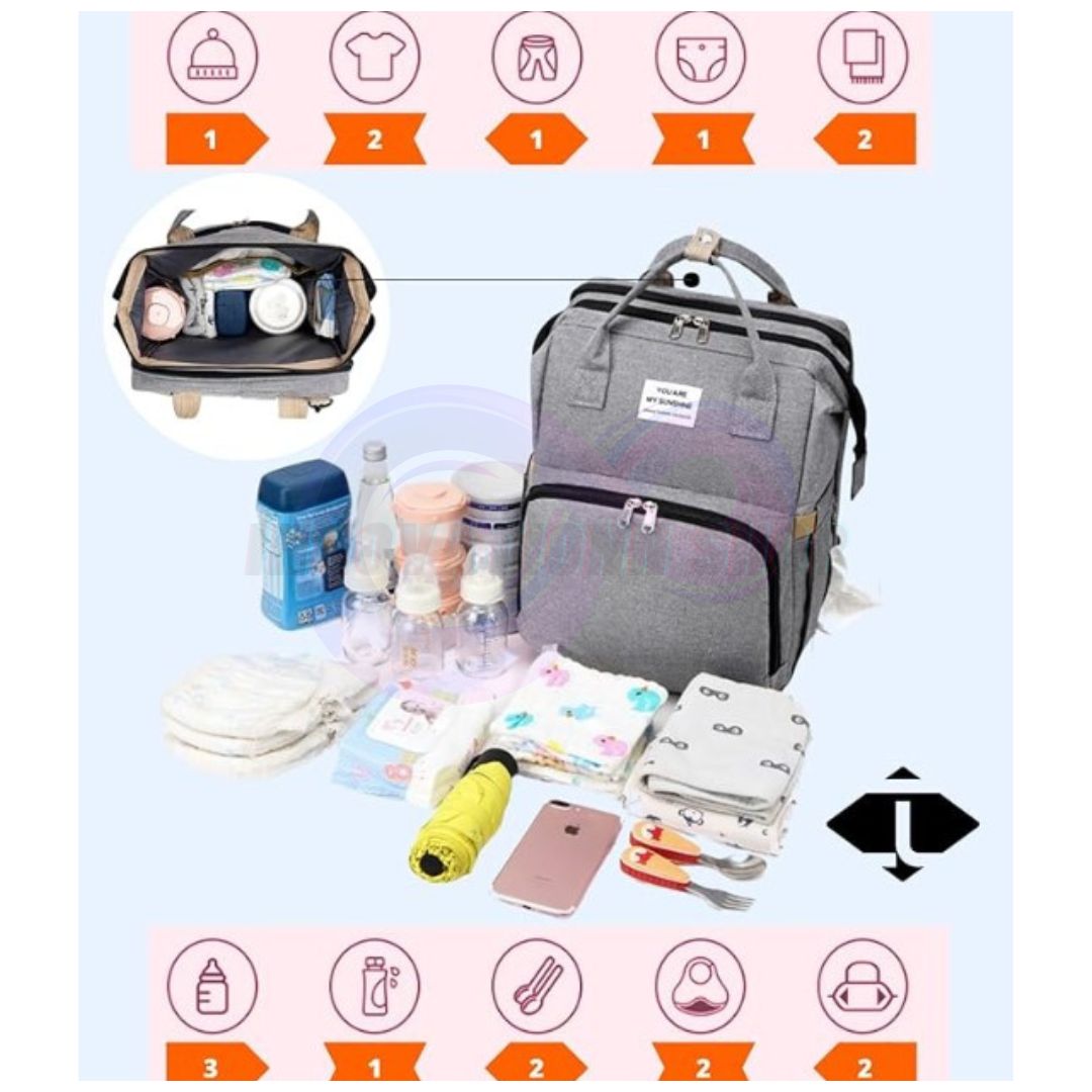 Mochila Pañalera Para Bebes