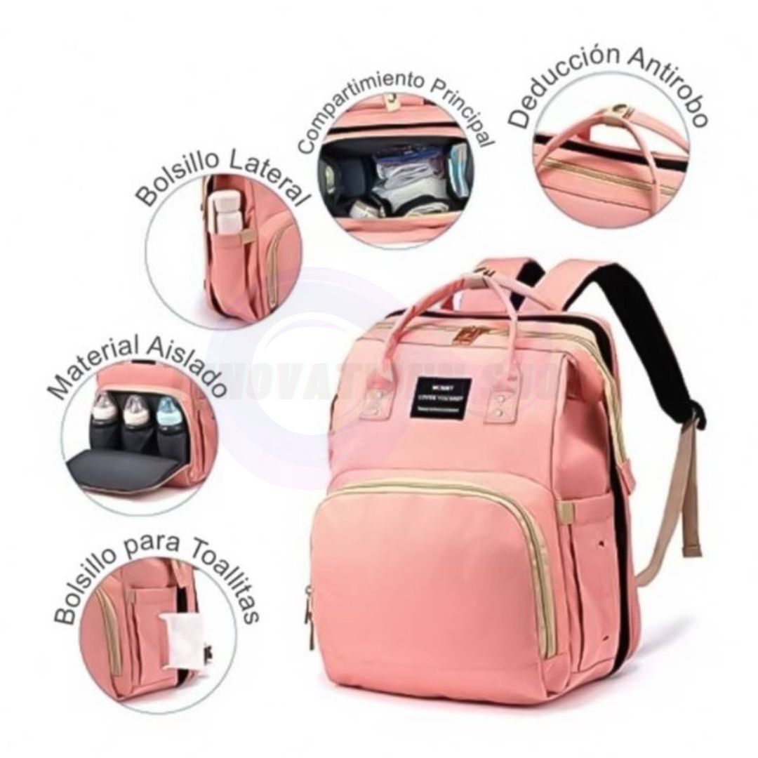Mochila Pañalera Para Bebes