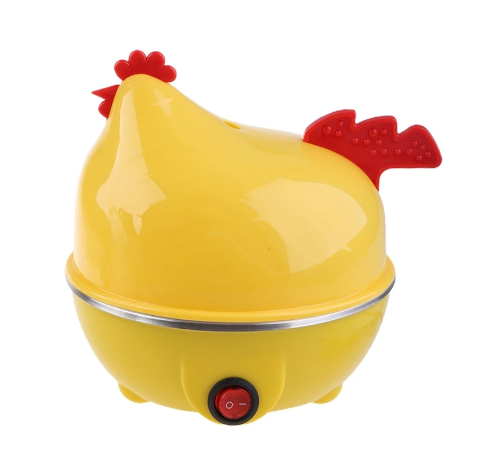 Minihervidor eléctrico con forma de gallina
