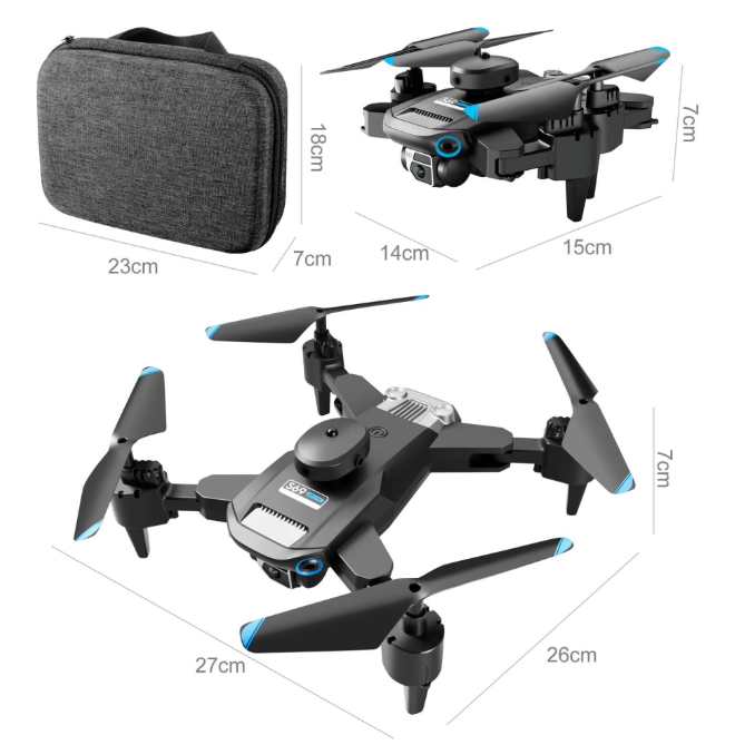Dron con Cámara, Wifi y Sensor de Obstáculos S69