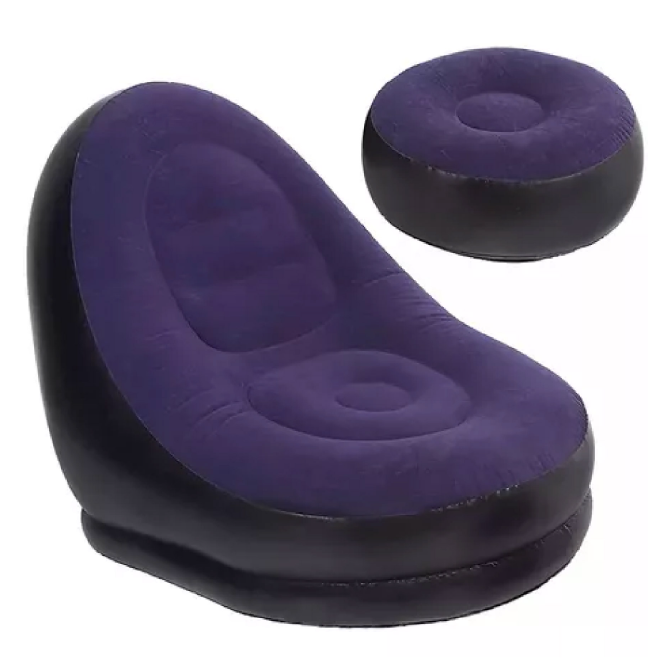 Sillon Inflable con Posa píes