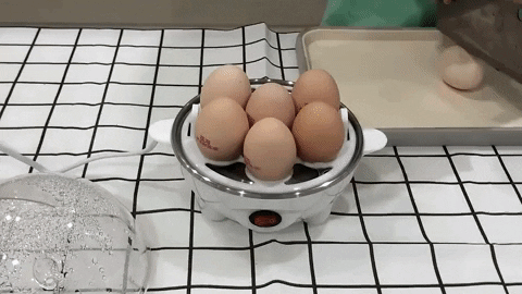Minihervidor eléctrico con forma de gallina