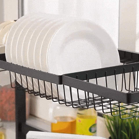 Escurridor y Organizador de Platos Metálico