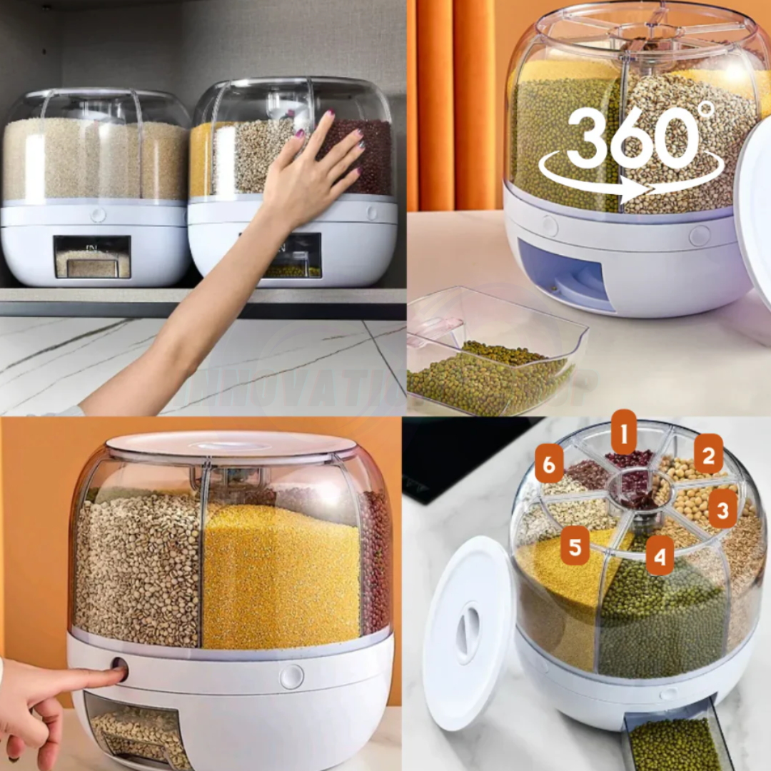 Dispensador Giratorio de Granos