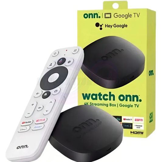TV Box Onn Watch 4K UHD Streaming Google TV