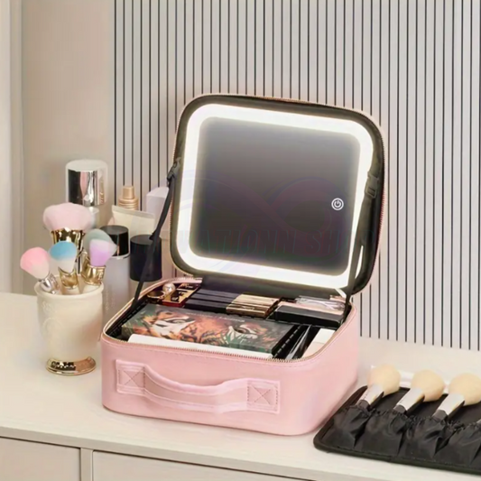 Organizador de Maquillaje con Espejo Led