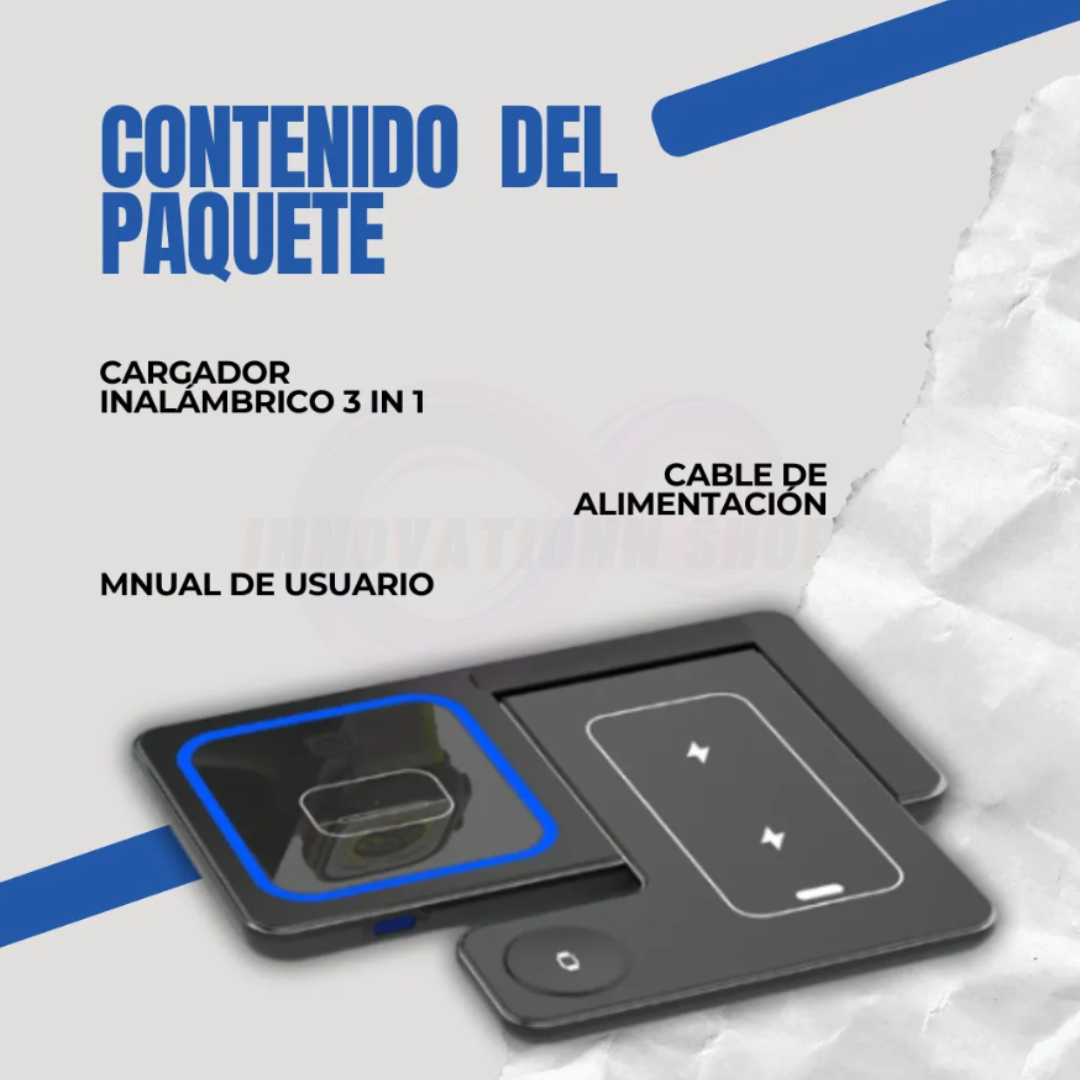Soporte de Carga 3 en 1 Mag Safe