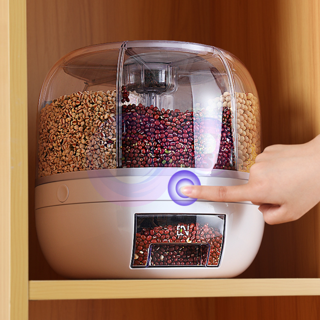 Dispensador Giratorio de Granos