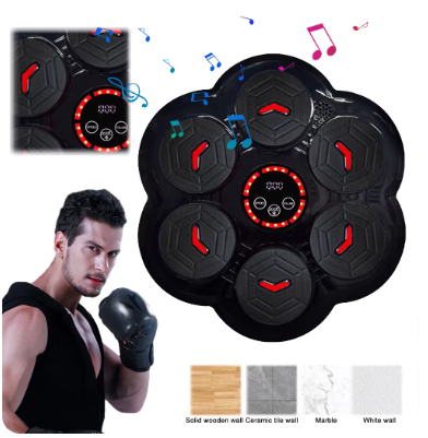 Máquina de Boxeo Musical Bluetooth con Luces