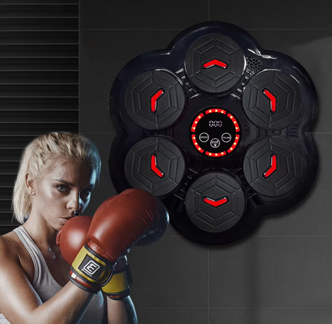 Máquina de Boxeo Musical Bluetooth con Luces