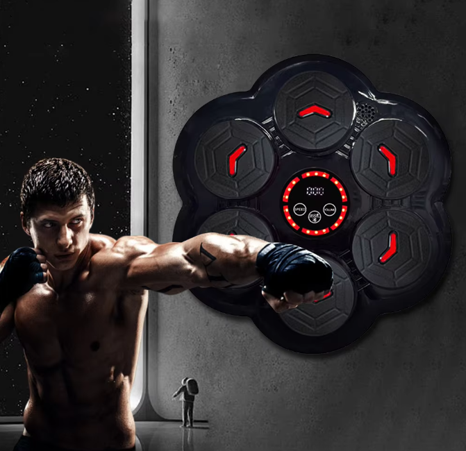 Máquina de Boxeo Musical Bluetooth con Luces