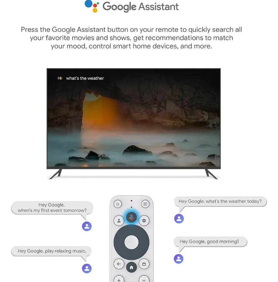 TV Box Onn Watch 4K UHD Streaming Google TV
