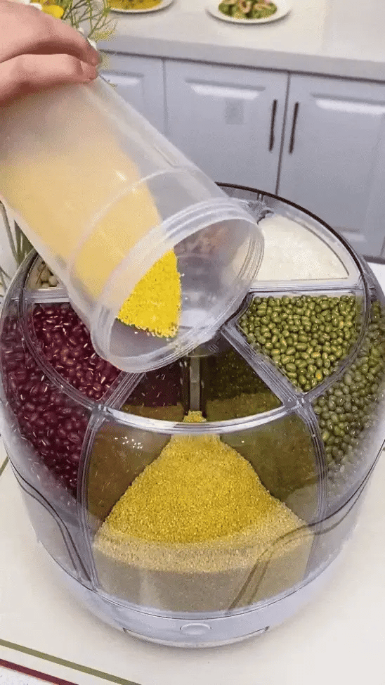 Dispensador Giratorio de Granos